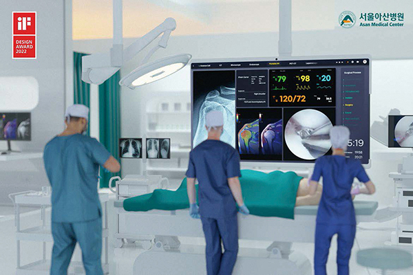 Asan Medical Center awarded the iF Design Award 2022 for Smart OR System