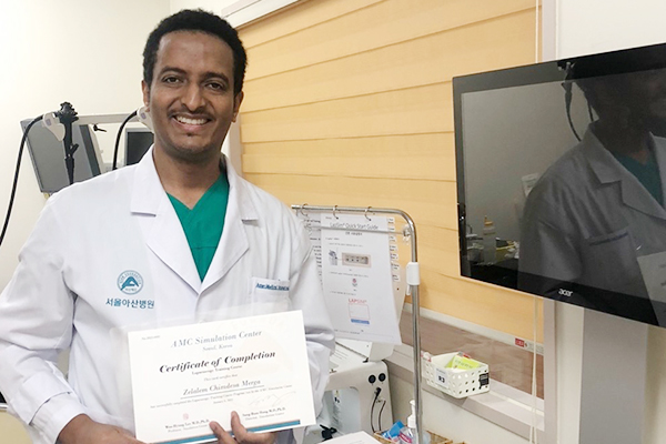Dr. Zelalem Chimdesa Merga from Ethiopia